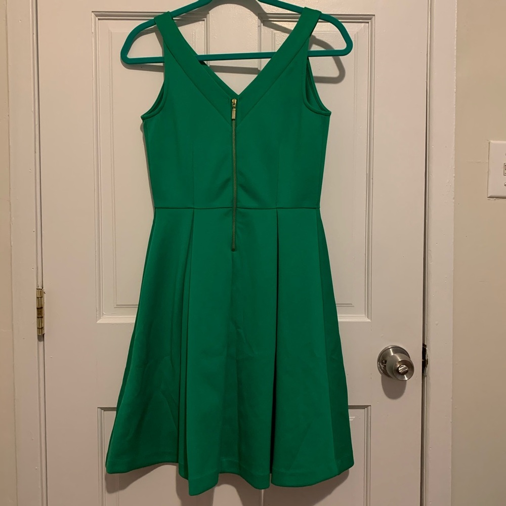 LAST CHANCE! Dress Barn Green A-Line Dress - Picture 3 of 5